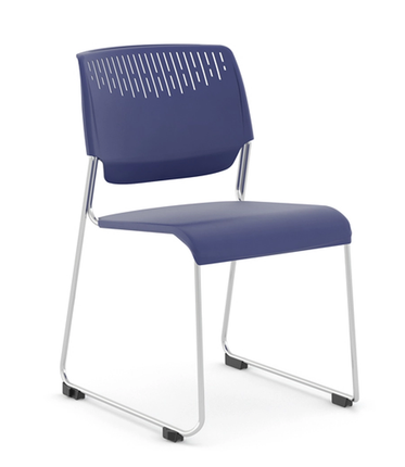 Kimball Poly Stackable Side Chair | OfficeChairsUSA