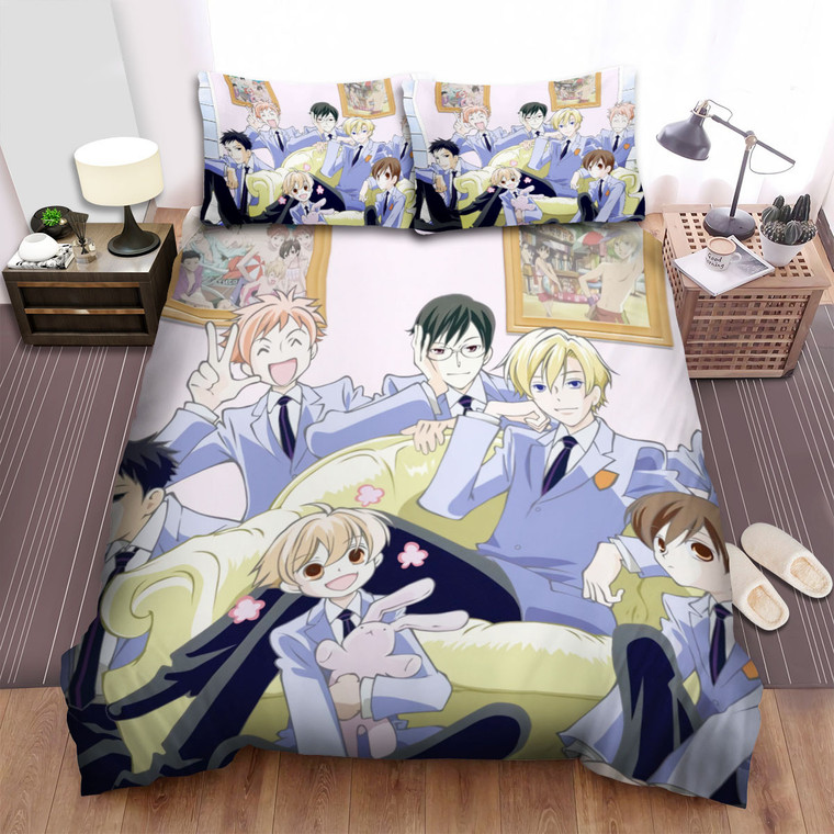 Ouran High School Host Club Characters Duvet Cover Bedroom Sets Comfortable Bedding Sets
