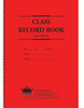 Class Record Book, 10 Subject, Red and Blue Text (910-10L)