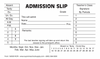 NCR Duplicate Admit Slips (150SD-NCR)