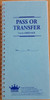 Pass or Transfer Book, Carbonless (118RD-NCR)