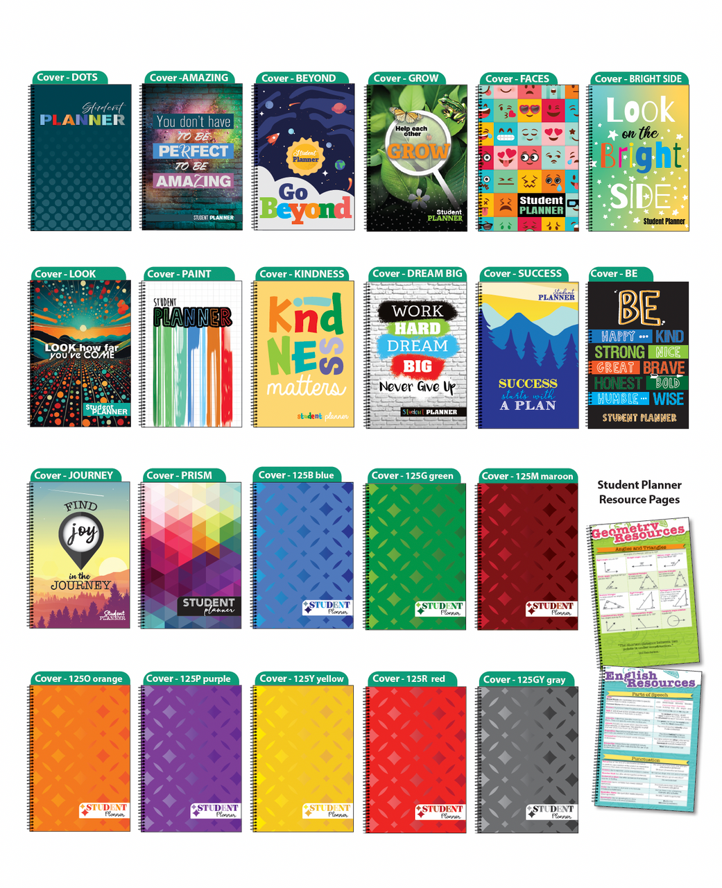 Student Planners - Jr/Sr High (SAB-8) 8 1/2" x 11"