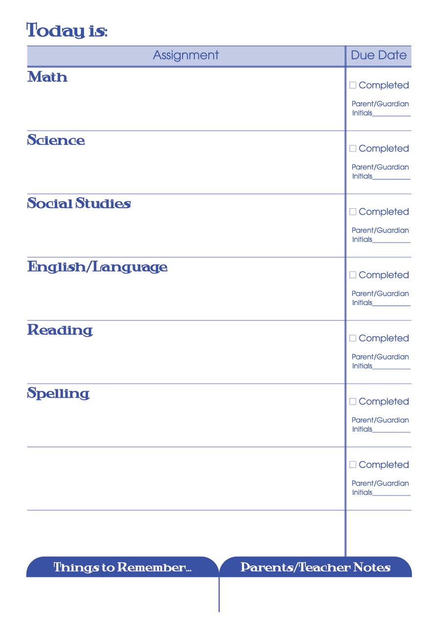 Student Planners Elementary (SABE) 6" x 8 3/4" Supreme School Supply