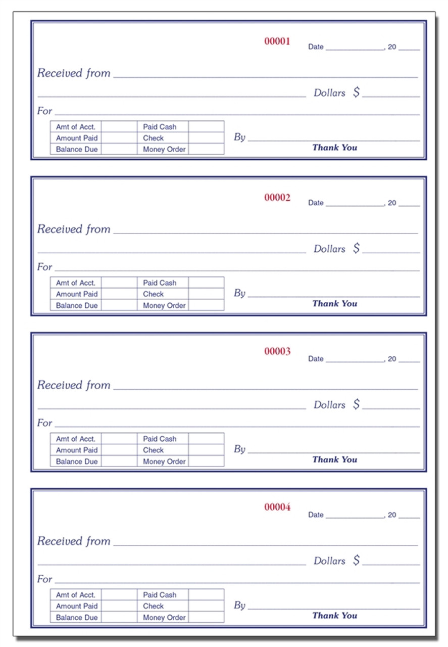 Triplicate Money Receipts (RE-304T)