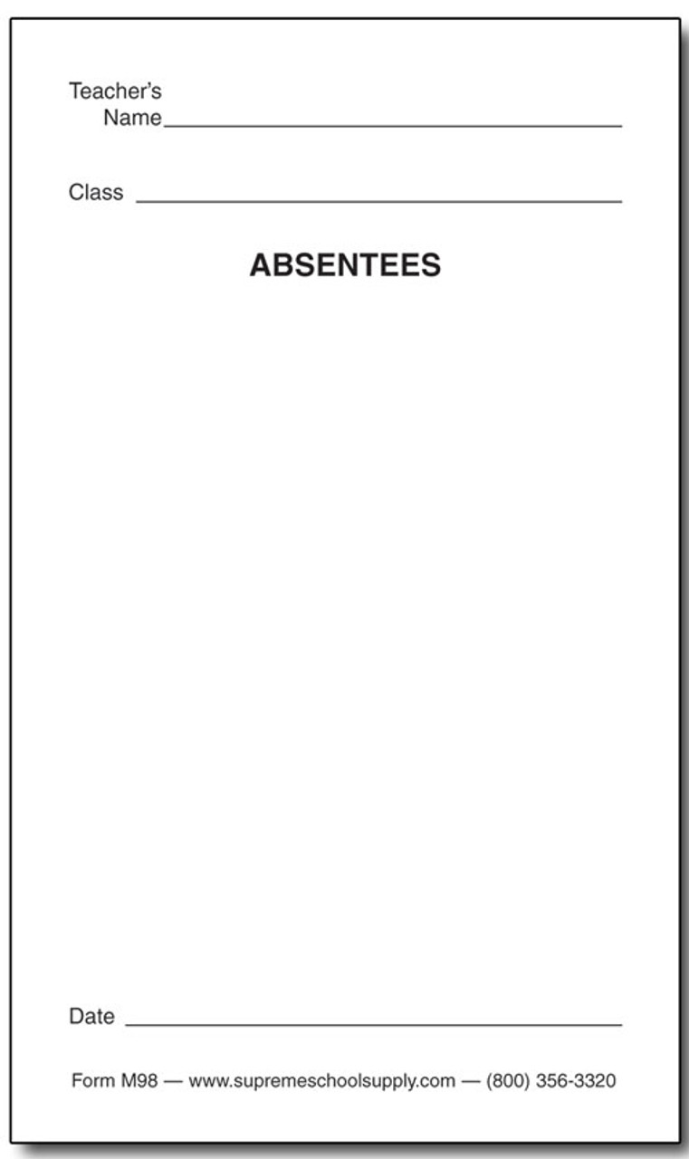 Absentees (M98)