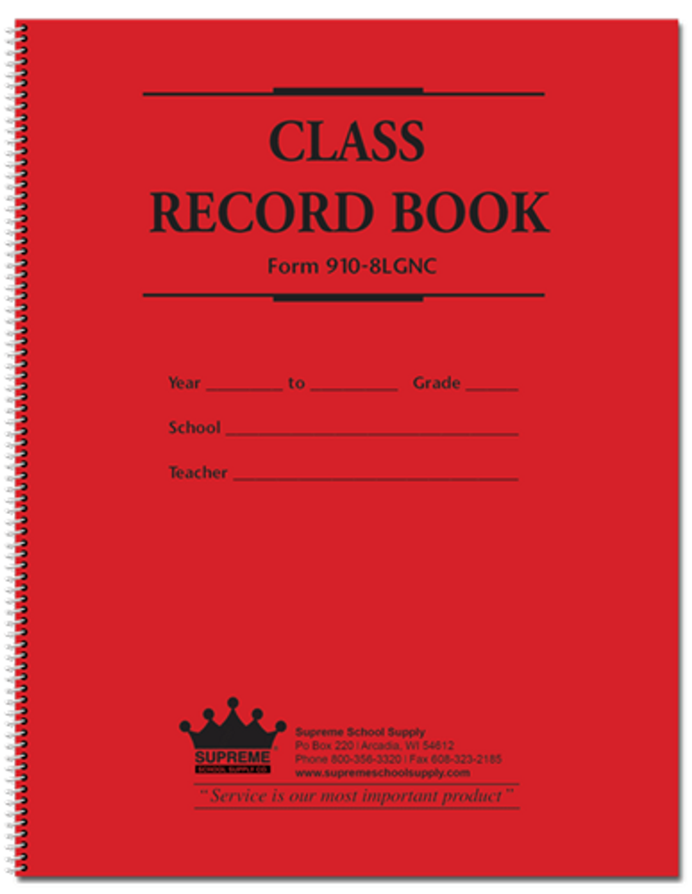 Class Record & Plan Combo Book (910-8LGNC)