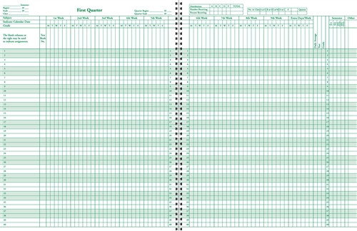 Class Record & Plan Book (910-8L-M117-8C) - Supreme School Supply