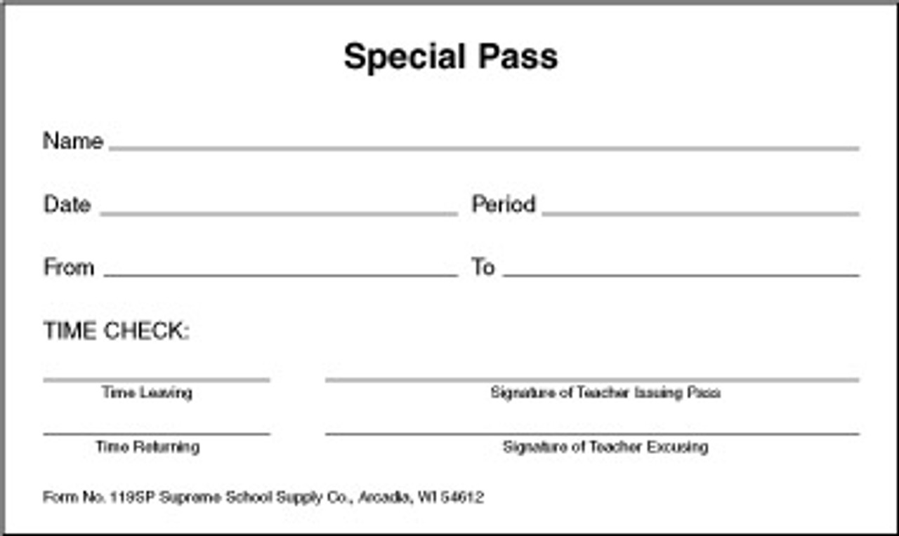 Special Pass (119SP)