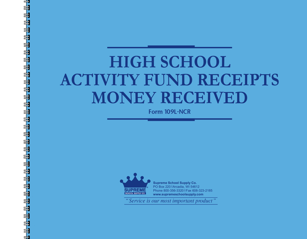 Activity Fund - Money Received Duplicate (109NCR) Activity Fund - Money Received Duplicate (109NCR)