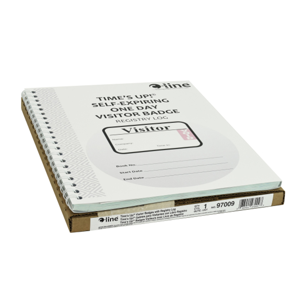 Self-Expiring Visitor Badge with Registry 150-badges (CL97009) 