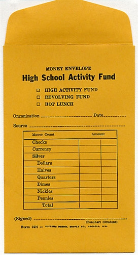 Activity Fund Money Envelope (25N) - Supreme School Supply