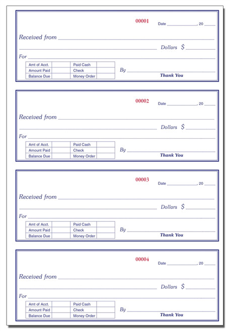 Duplicate Money Receipts (RE-304)