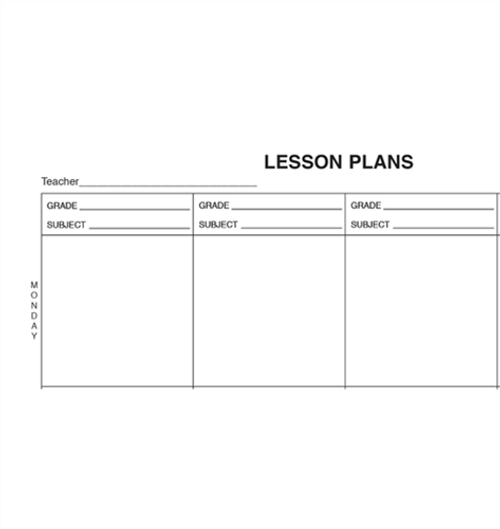Teachers Plan Book 8 Subject, Duplicate (M117-8D)
