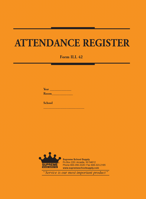 IL Attendance Register (Illinois) (ILL42)