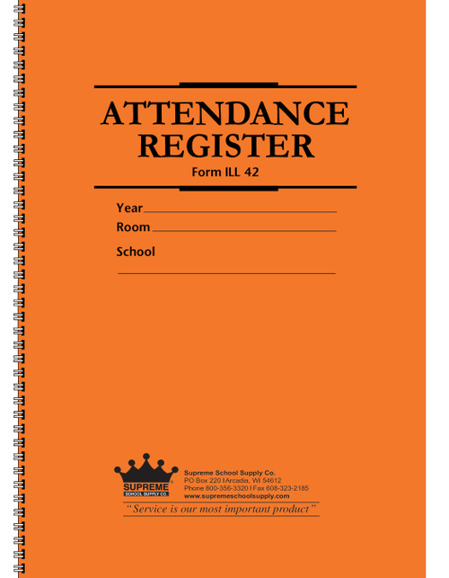 IL Attendance Register (Illinois) (ILL42)