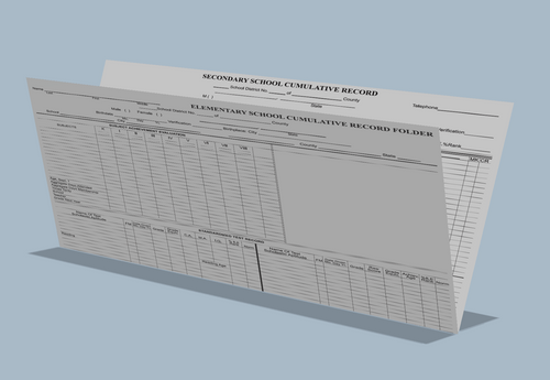 Cumulative Record Folders (910MRR-86)