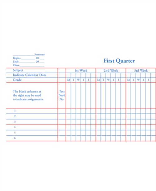 Class Record & Plan Book (910-8C)