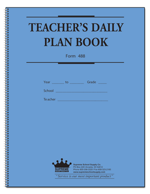 lesson plan book