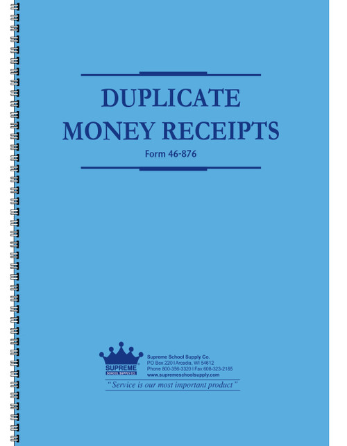 Receipt Book - 2 Part Carbonless (46-876)