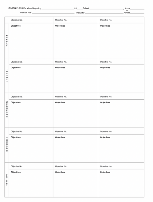 6-Subject Plan Book with Objectives - Duplicate (40D-OBJ)