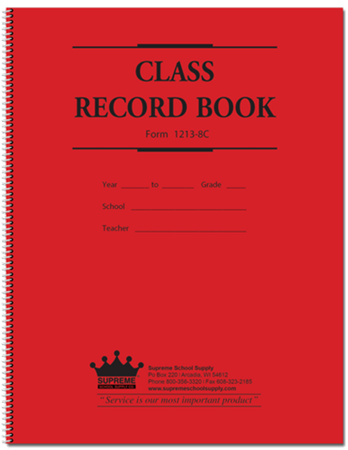 Class Record & Plan Book (1213-8C)