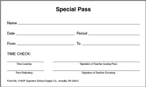 Special Pass (119SP)