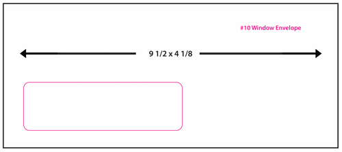Custom #10 Window Envelopes
