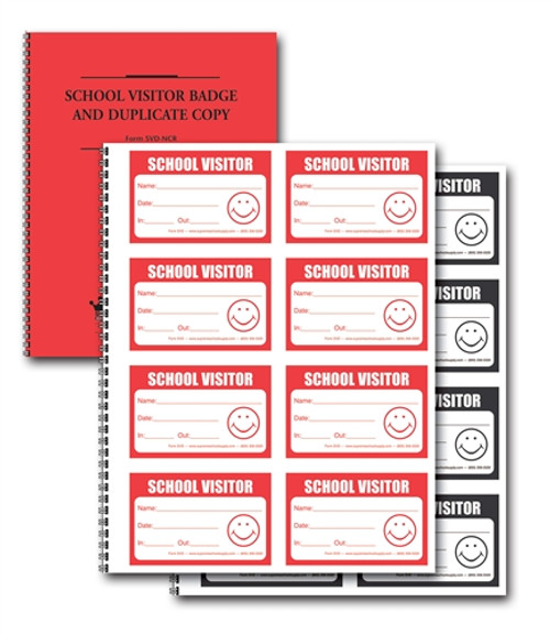 School Visitors Badge Book (SVD-NCR)