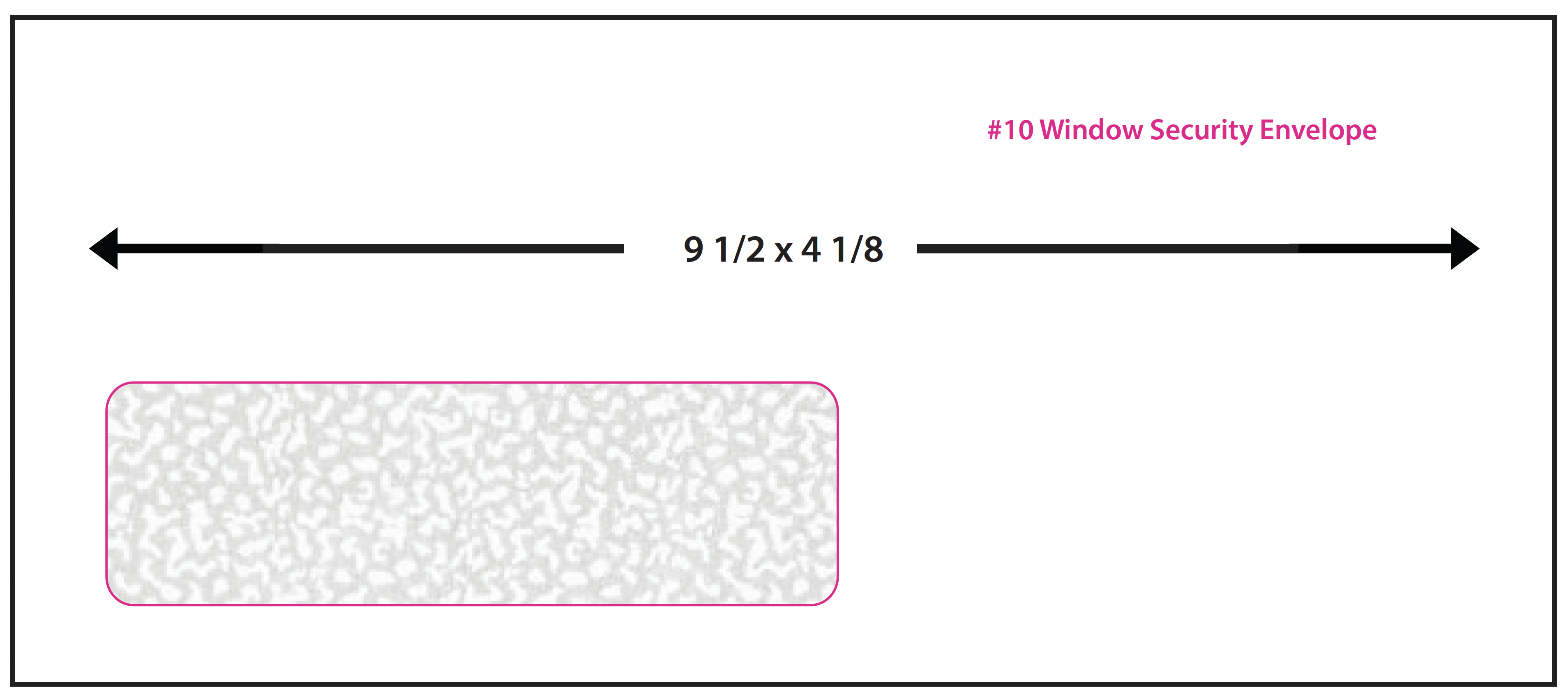 Standard 10 Window Envelope Template A4 Window Envelope Address