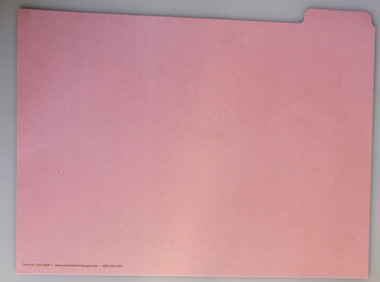 Plain Pink Insert (SSCA60P) - Supreme School Supply