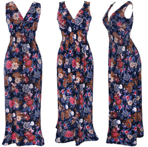When the days get long and hot, this dress has you covered. It’s a summer dream come true, with a deep V-neck and sleeveless arms to keep you cool. The vibrant floral pattern. It’s perfect for a casual summer party and versatile enough for a shopping trip, a day at the beach, or just running errands. When the days get long and hot, this dress has you covered. It’s a summer dream come true, with a deep V-neck and sleeveless arms to keep you cool. The vibrant floral pattern. It’s perfect for a casual summer party and versatile enough for a shopping trip, a day at the beach, or just running errands.