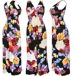 When the days get long and hot, this dress has you covered. It’s a summer dream come true, with a deep V-neck and sleeveless arms to keep you cool. The vibrant floral pattern. It’s perfect for a casual summer party and versatile enough for a shopping trip, a day at the beach, or just running errands. When the days get long and hot, this dress has you covered. It’s a summer dream come true, with a deep V-neck and sleeveless arms to keep you cool. The vibrant floral pattern. It’s perfect for a casual summer party and versatile enough for a shopping trip, a day at the beach, or just running errands.