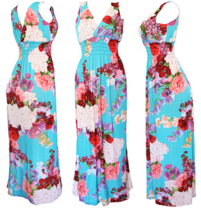 When the days get long and hot, this dress has you covered. It’s a summer dream come true, with a deep V-neck and sleeveless arms to keep you cool. The vibrant floral pattern. It’s perfect for a casual summer party and versatile enough for a shopping trip, a day at the beach, or just running errands. When the days get long and hot, this dress has you covered. It’s a summer dream come true, with a deep V-neck and sleeveless arms to keep you cool. The vibrant floral pattern. It’s perfect for a casual summer party and versatile enough for a shopping trip, a day at the beach, or just running errands.