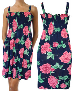 The pattern of big roses is so striking and unique, and the dress is so comfortable to wear. Rose dress. The pattern of big roses is so striking and unique, and the dress is so comfortable to wear. Rose dress.