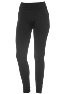 Charcoal Fleece Winter Thick Warm Basic Stretchy Leggings