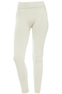 Ivory Fleece Winter Thick Warm Basic Stretchy Leggings