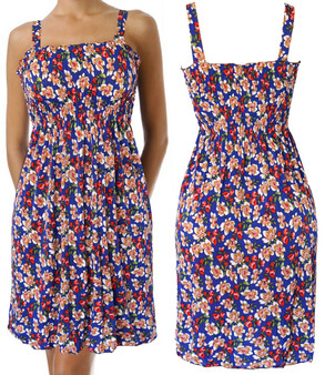 Beautiful big rose flower pattern summer dress. Sundress cover up is great for casual days at the park or beach .The pattern of big roses is so striking and unique, and the dress is so comfortable to wear.
