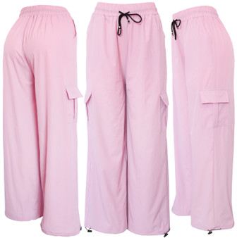 Pink Cargo Pants. Hiking pants for ladies who loves comfort and practicality.
