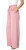 Middle Seam Summer Wide Leg Pants with Side Pockets and Drawstring Elastic Waist