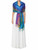 Peacock Print Ethnic Colorful Soft and Silky Pashmina Scarf Shawl Rainbow Wrap