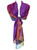 Peacock Print Ethnic Colorful Soft and Silky Pashmina Scarf Shawl Rainbow Wrap