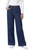 Navy Denim Look Wide Leg Pants Soft Warm Winter Fleece Lined Pants