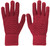 Touchscreen Winter Cuffed Magic Gloves Stretch Knit No Fleece Lining Red