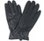 Black Winter Warm Classic Genuine Leather Gloves with Button
