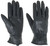Black Winter Warm Classic Genuine Leather Gloves with Button