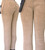 Women's Winter Plush Lined Thick Trouser Burgundy Pants - Dressy Leggings