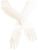 Satin Opera Gloves Ivory