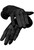 Satin Wrist Length Gloves Black