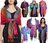 Batik Paisley Colorful Soft and Silky Pashmina Scarf Shawl Rainbow Winter Wrap