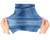 Classic Blue Cotton Blend Basic Causal Fun Printed Leggings